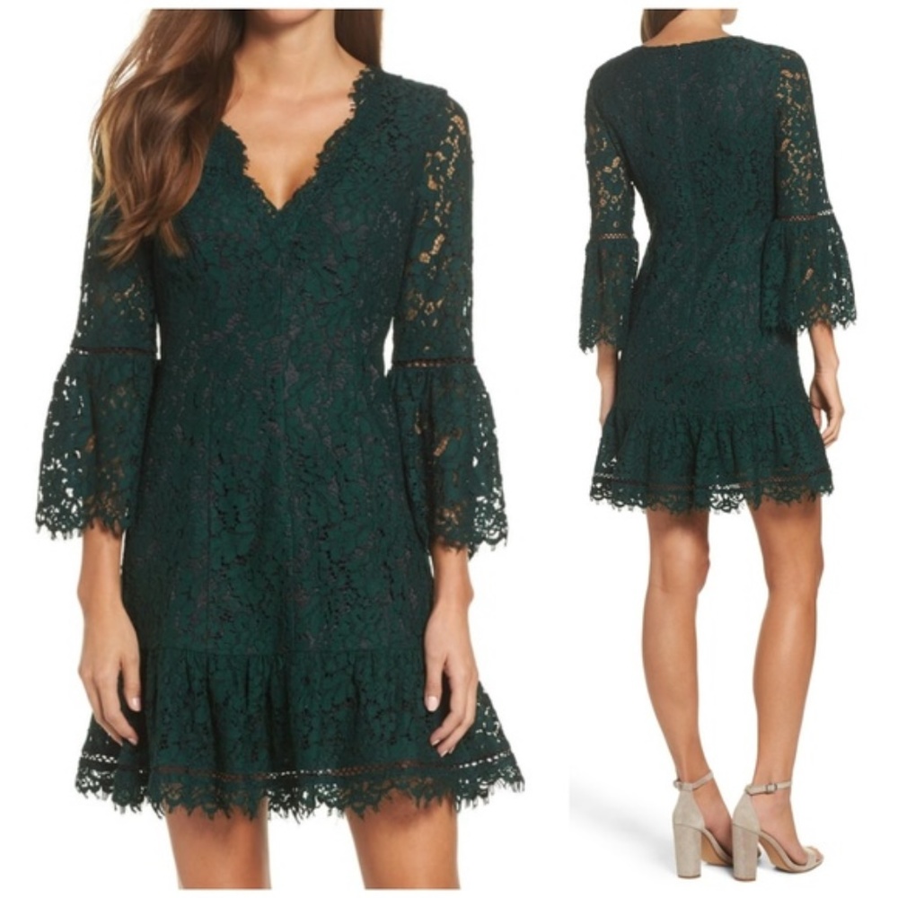 Host Pick😍💓😘🌷🏵🌺WT Eliza J Emerald Lace Dress